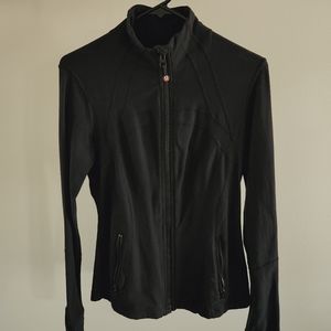 Lululemon zip up sweater, Black, Size 8
